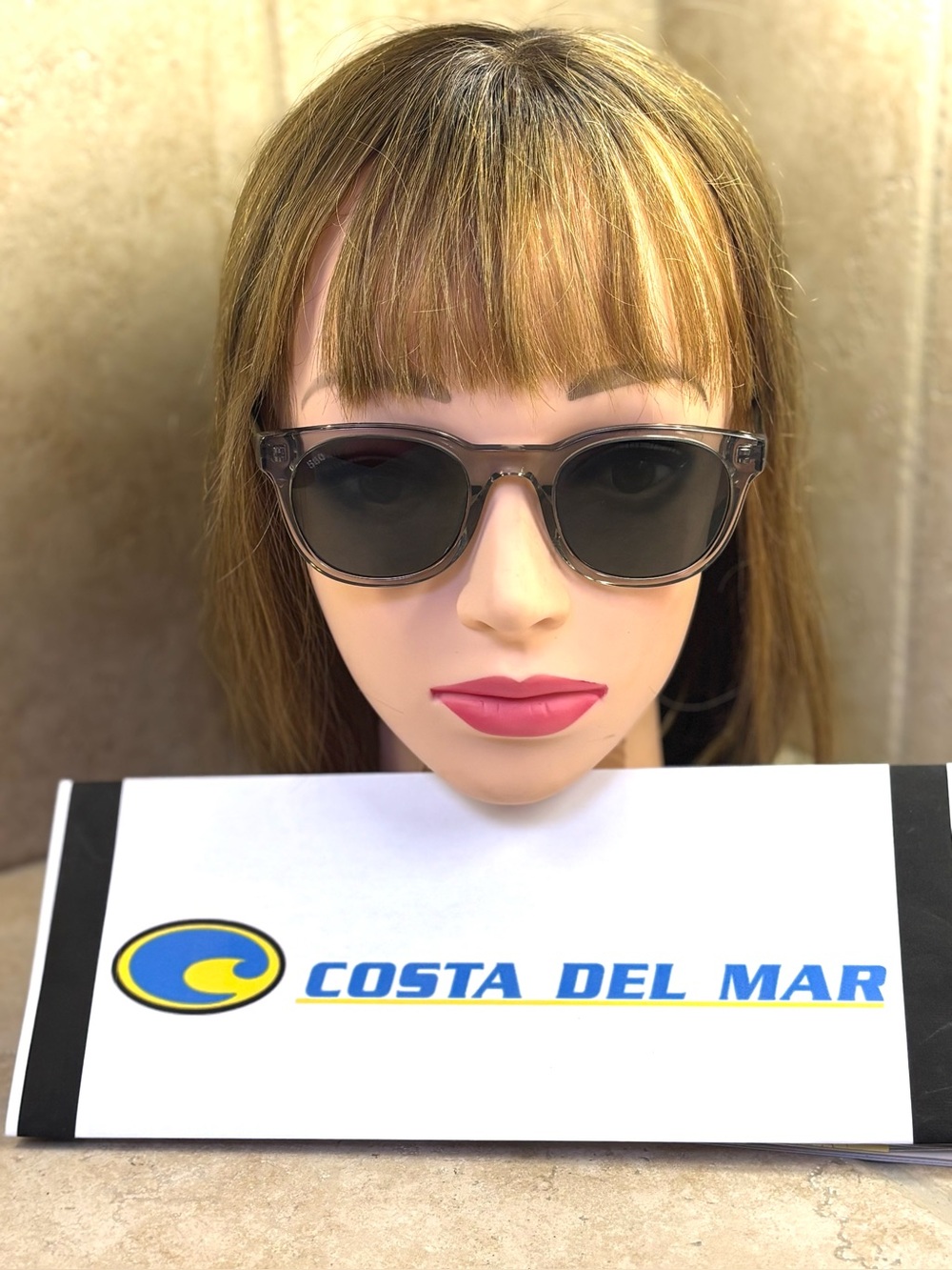 New Costa Del Mar Middles 06S2018 20180451 Transparent Gray Polarized Sunglasses
